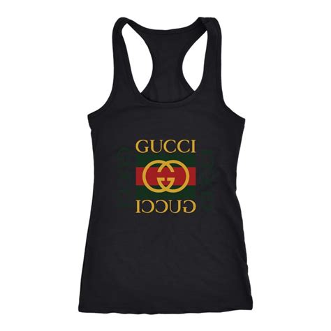 gucci logo top womens|Gucci tank tops for women.